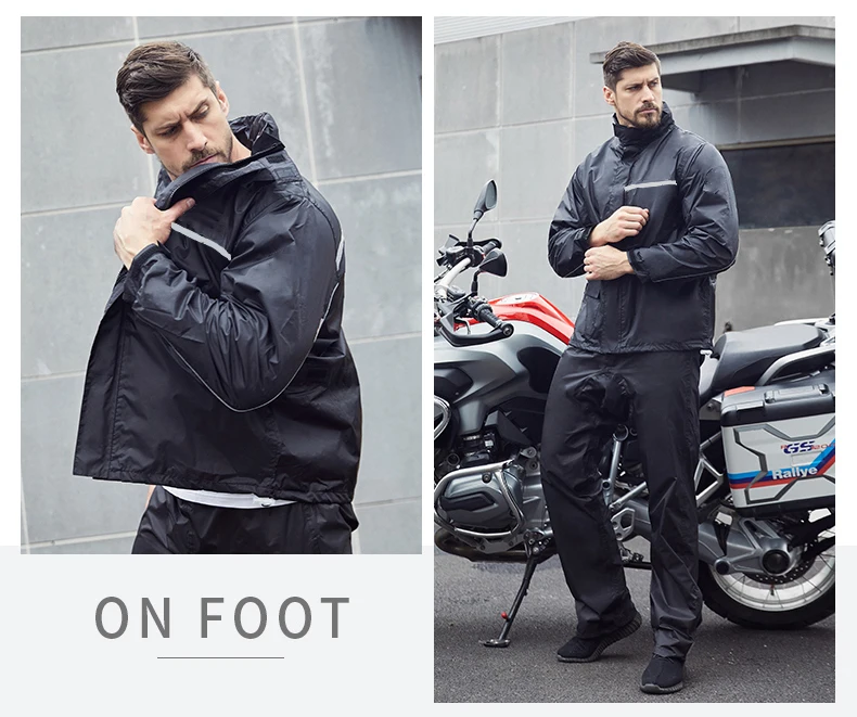 Wholesale Reflective Rain Coats Coat Raincoat for Adults Waterproof Motorcycle Racing Rain coat