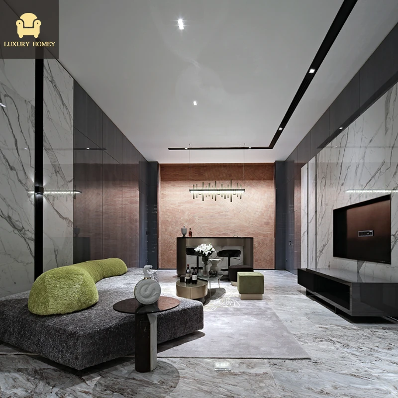 One Stop Solution 5 Star Luxury Customized Furniture Italian Style High End Custom Dining Table Dining Room Furniture Set