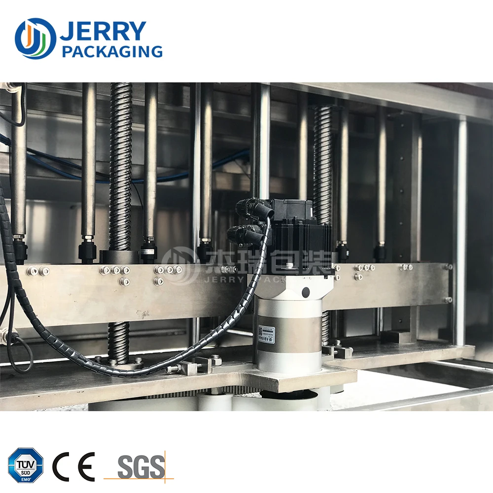 JERRYPACK JPF1000-8 50-1000ml 8 Nozzles Electric Automatic Piston Ketchup Mayonnaise Filling Machine