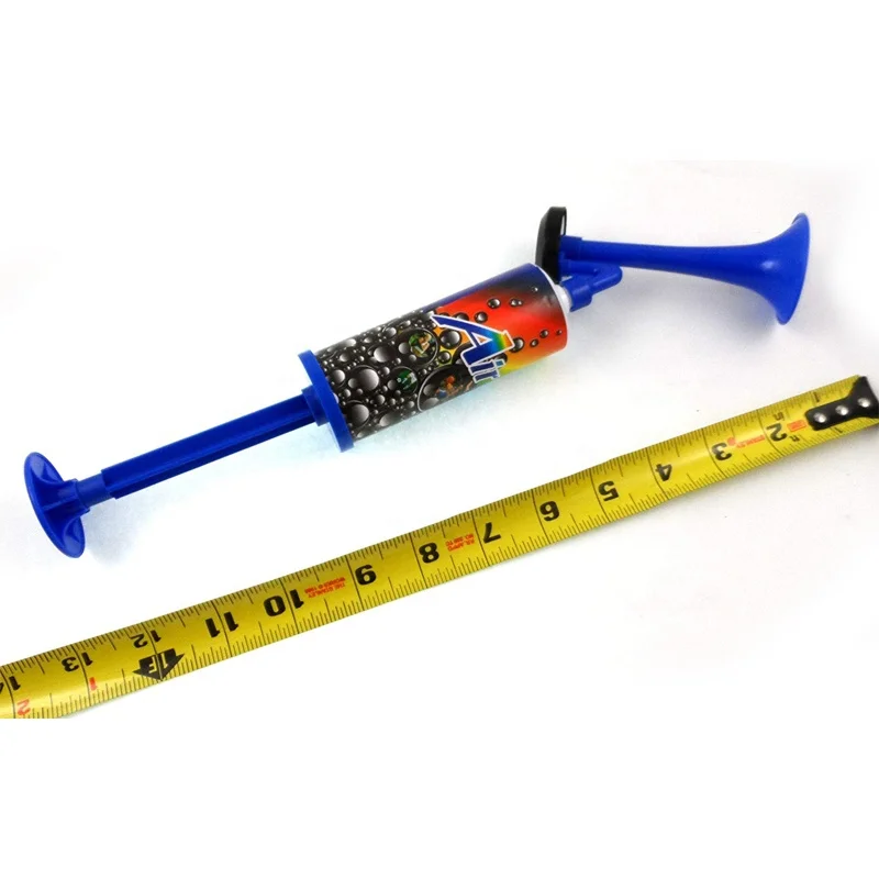 Plastic Pump Trumpet Toy Air Horn for Sport Warning Cheering