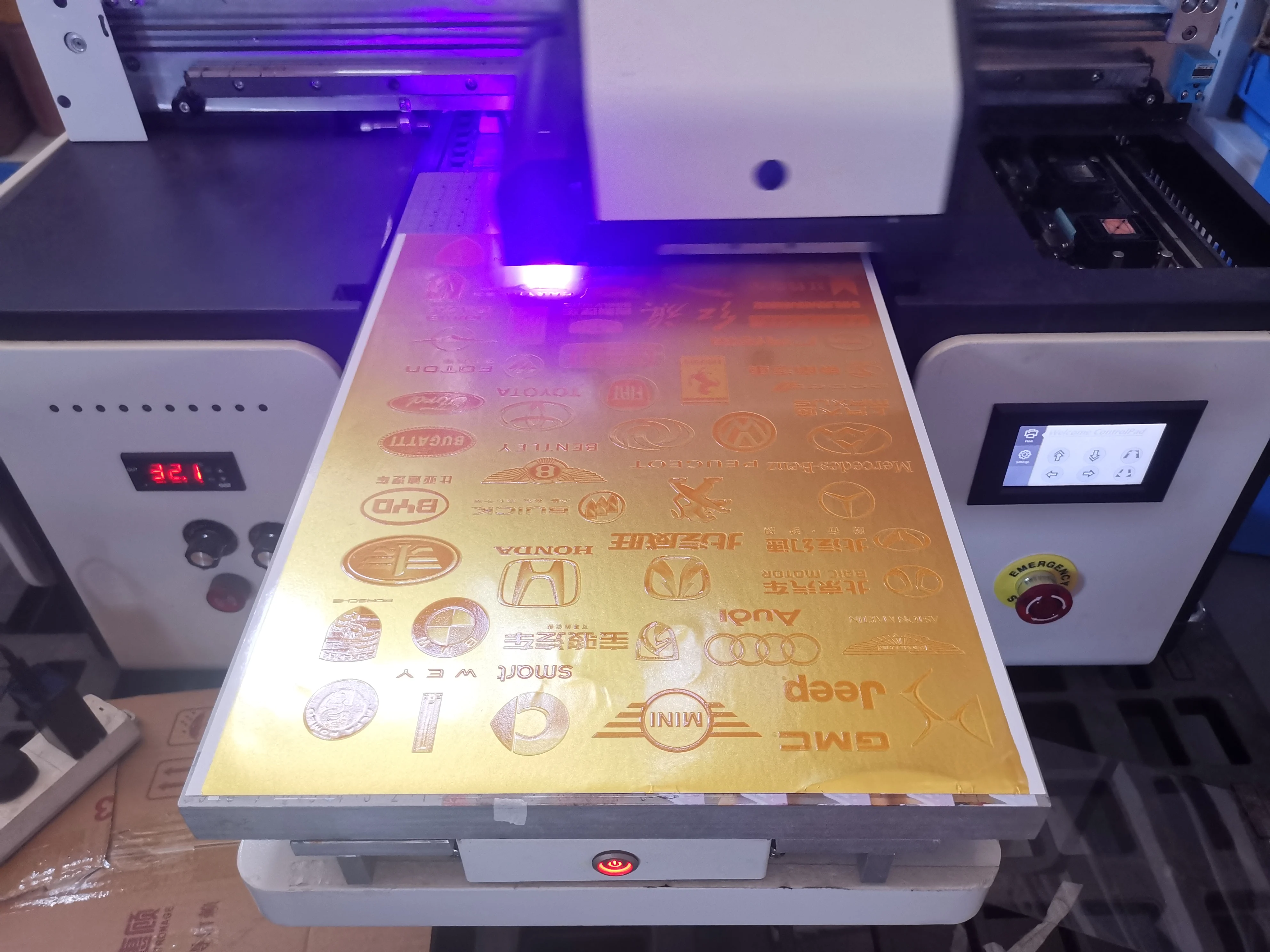 New business trend a3 a4 mini flatbed 3d spot uv dtf film printer for plastic with varnish