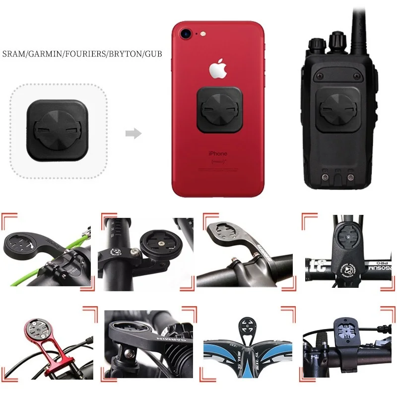Bike Bicycle Computer 3M Universal Adapter Extended Mount Phone Sticker Seat Holder GPS Bracket Computer Mount for Garmin Mount