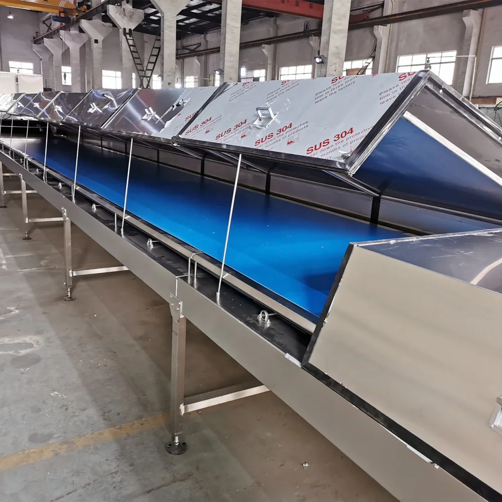 CE400 Automatic 1800Kg Chocolate Coating Enrobing Cookie Wafer Tempering Coater Covering Machine for Chocolate Produce Line