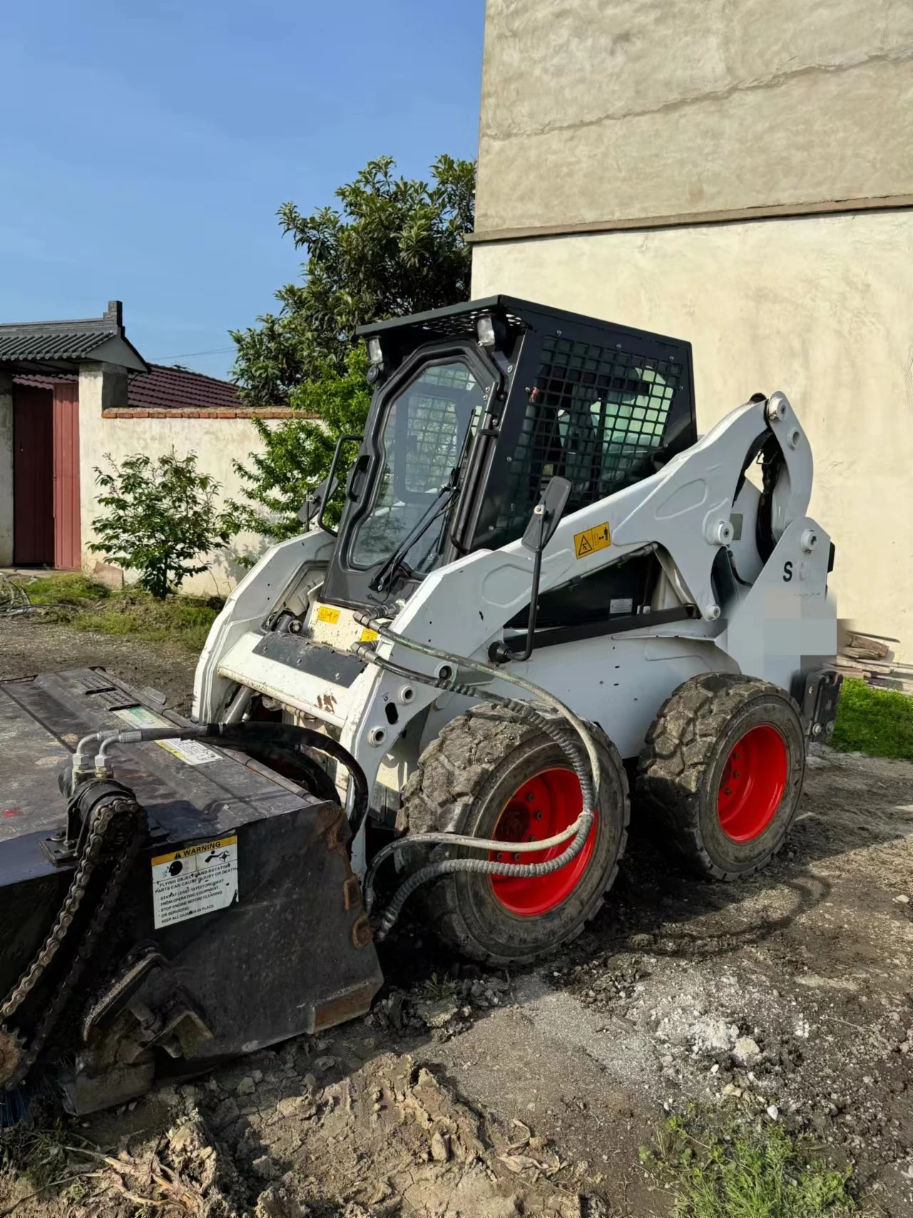 High quality s18 used original skip steer loader