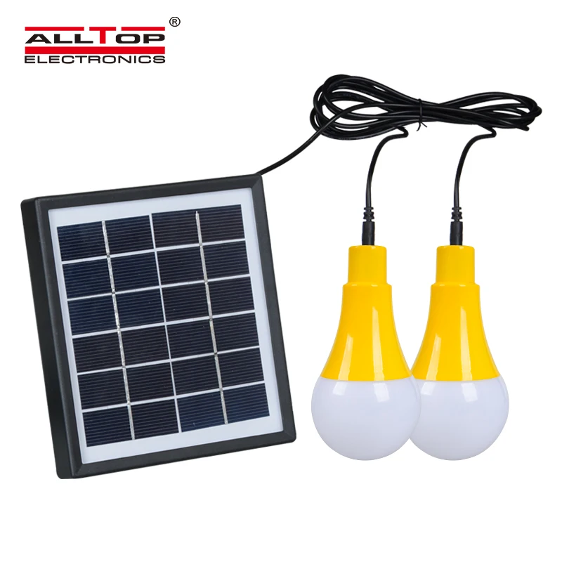 ALLTOP Portable Solar Battery Power 5w Outdoor Lighting Garden Decoration Outdoor Led Bulb Lamp