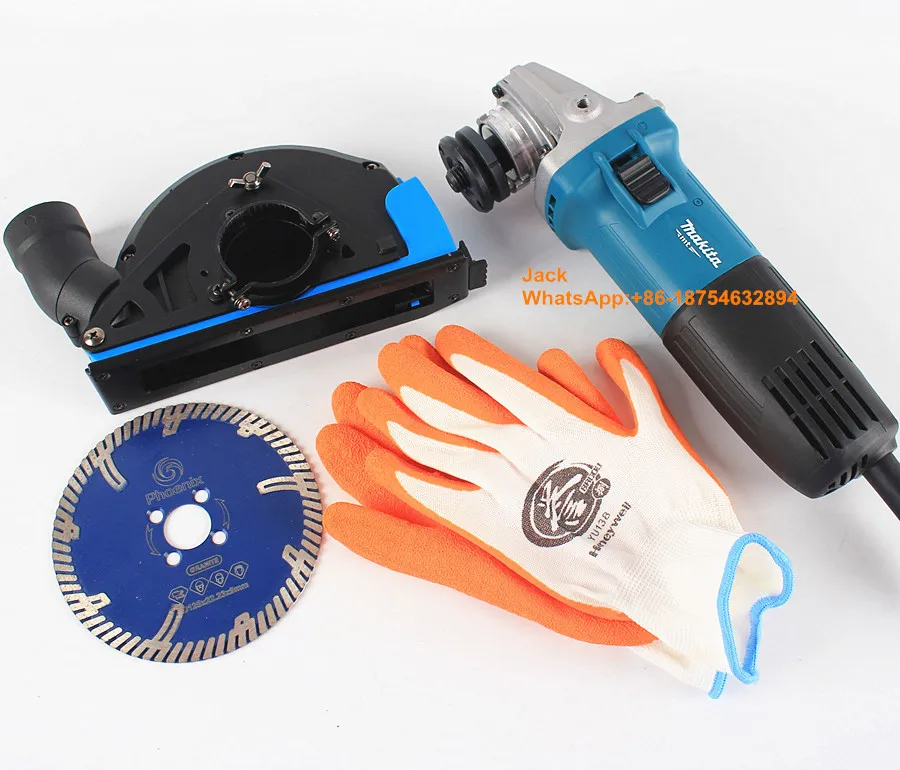 
Angle Grinder Cutting Dust Shroud Dust Collecting for 4 inch and 5 inch Dry Cutting Saw 