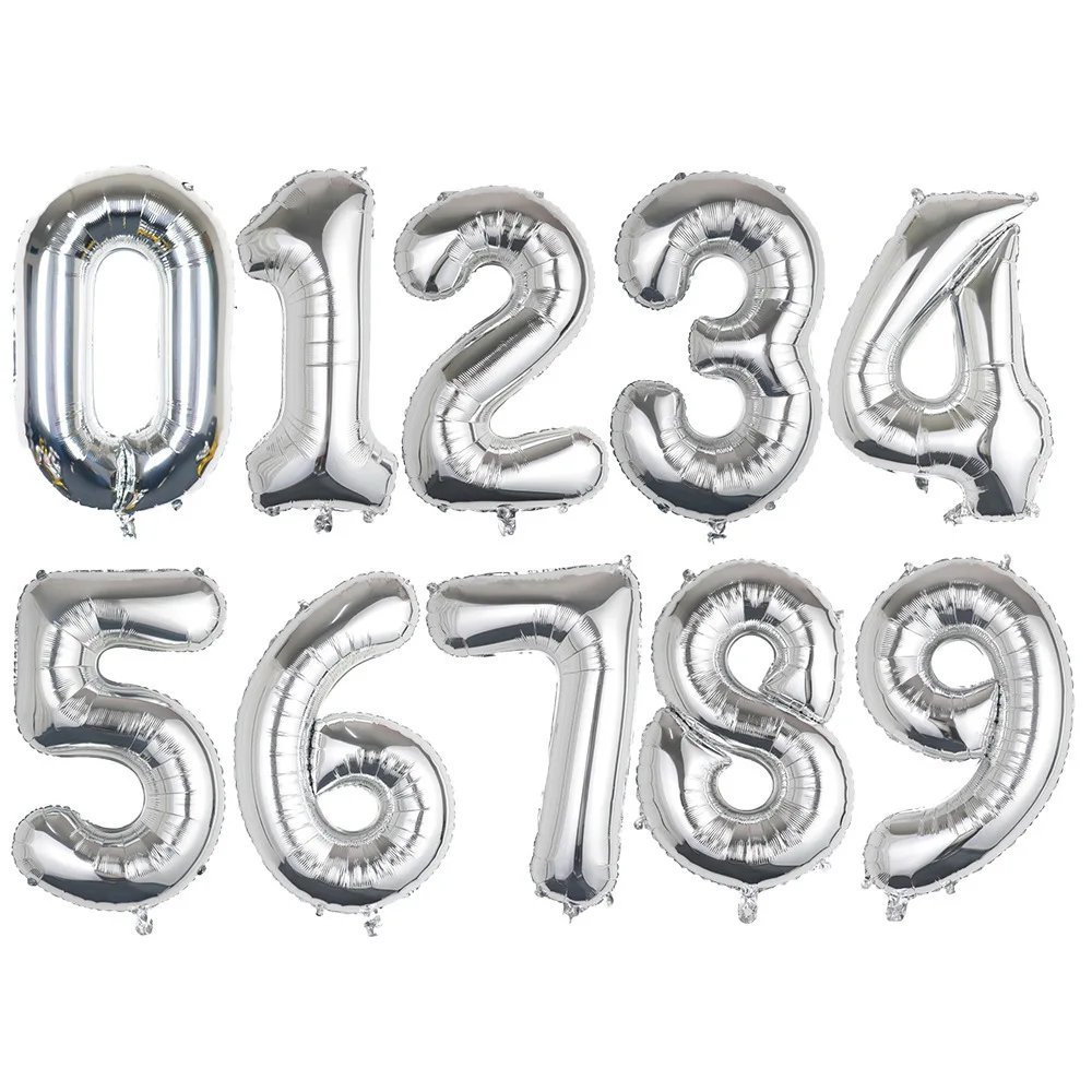 Hot Selling  32 inch Digital Aluminum Foil Balloon for Birthday Party Balloon Party Decorating Supplier