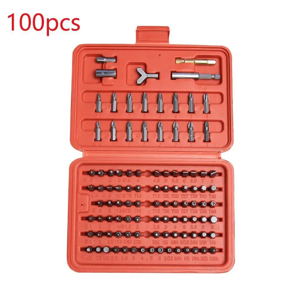 100pcs Multi Screwdriver Batch head Set Disassemble Phone Device Repair Tool