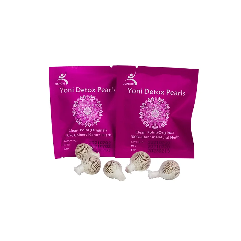 2021 Hot Selling Feminine Tampon 100% Nature Herb Yoni Detox Pearls for Wellness Womb Vaginal Detox Pearls