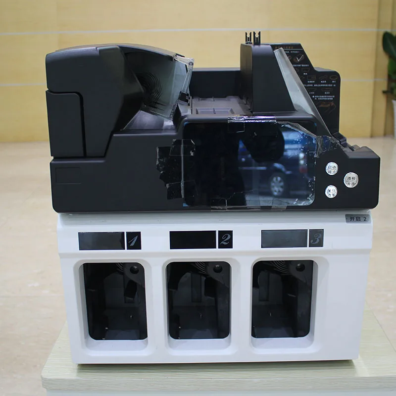 WT-4300 Multi currency  EURO USD RUS Banknote sorter  bill counter ,mixed denomination money counter