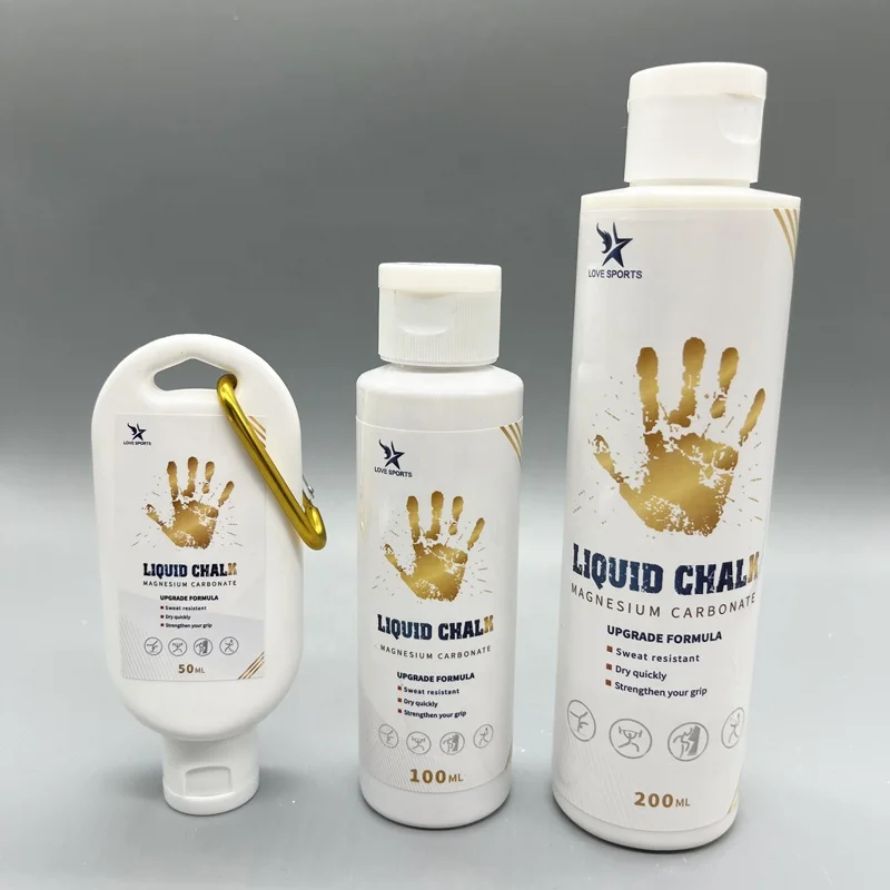 Liquid Gym Chalk Gym Weightlifting Hand Grip Colorful Magnesia Carbonate Chalk Liquid Chalk