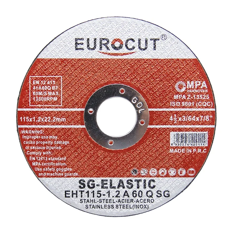EUROCUT high quality wholesale 4.5 inch 115mm metal cutting disc 4 1/2 inch
