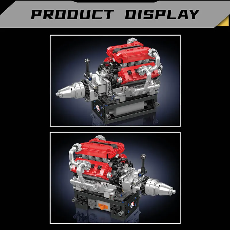 Формовочный 10204 гоночный автомобиль V8 креативные игрушки игровые технические развлекательные модели строительные