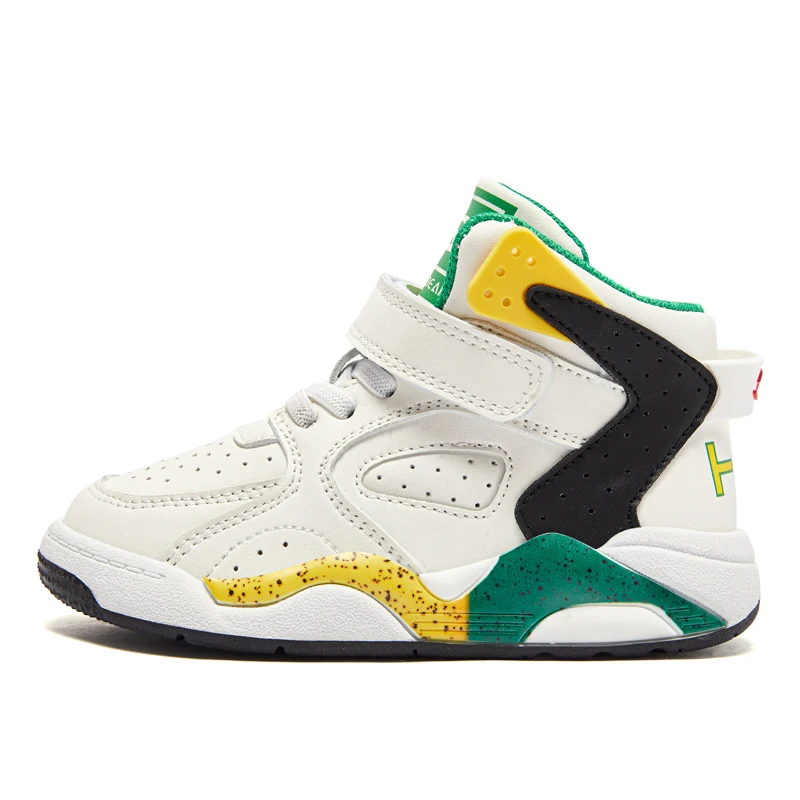 China Quality Original Retro Children Black Running Sports Boots Sneakers Kids Boys Outdoor Basketball Shoes