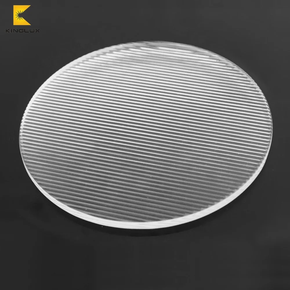 100mm diameter glass linear spread lens tailored for specific application