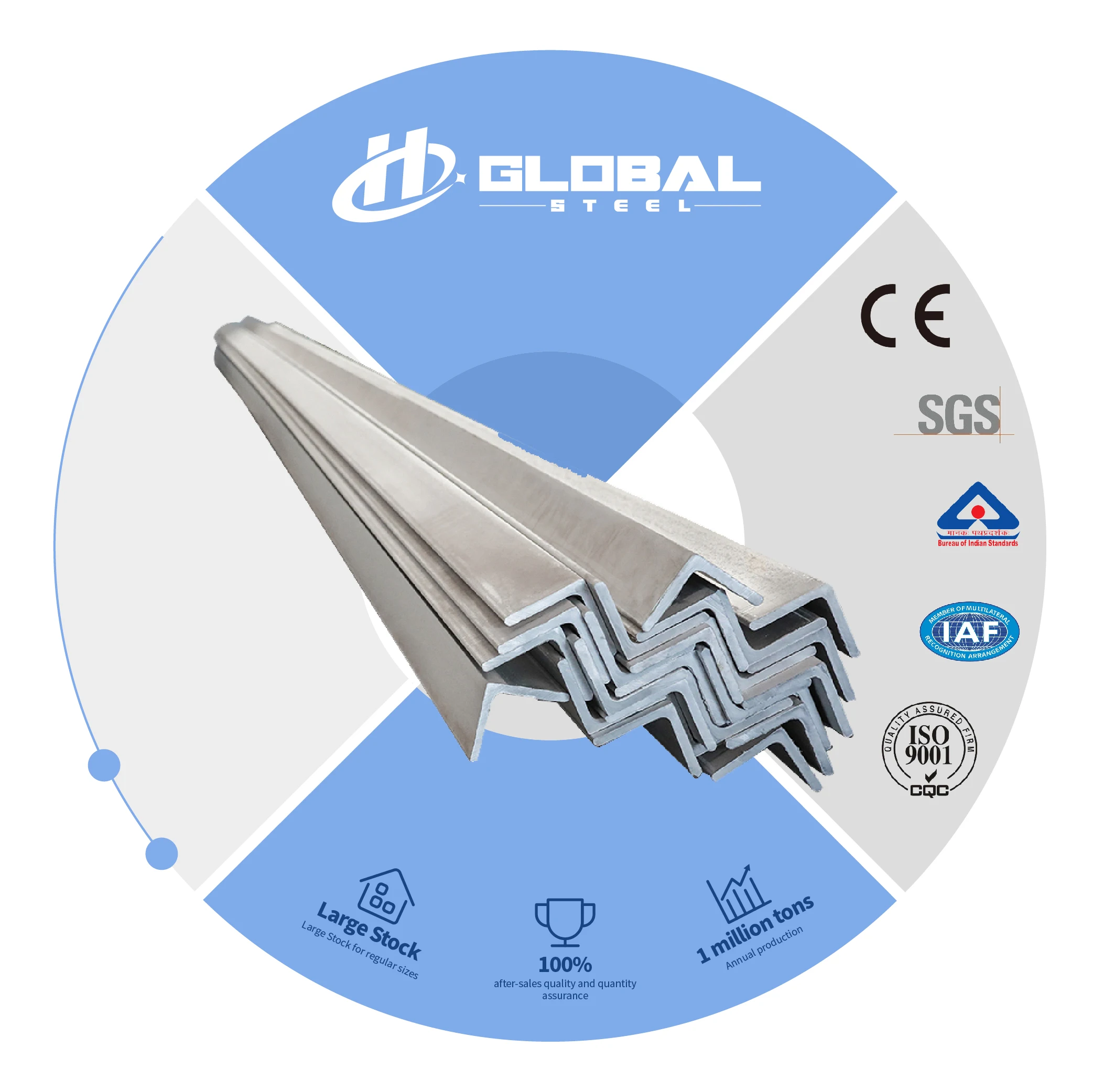 High Quality Hot Rolled Steel Angle Carbon equal unequal angel bar for Construction Structural