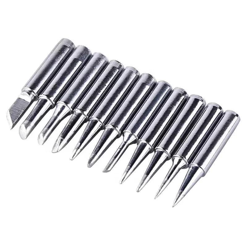 11 Pieces Soldering Iron Tips Kit 900M-T For Hakko Soldering Station Tool 900M 936 937 907