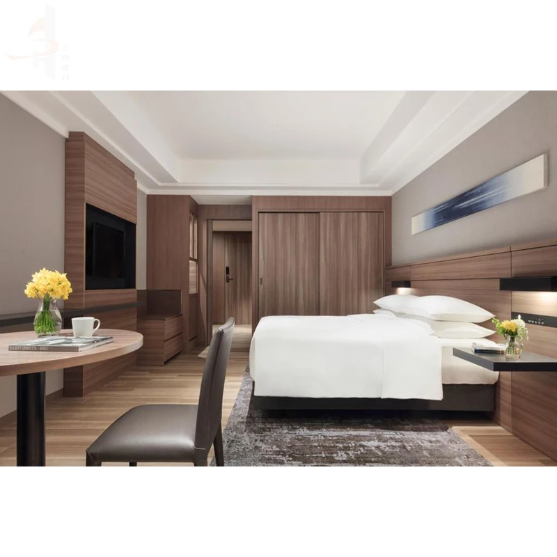 
Modern design wood headboards king size bedroom hotel bedroom furniture set 5 star hotel 