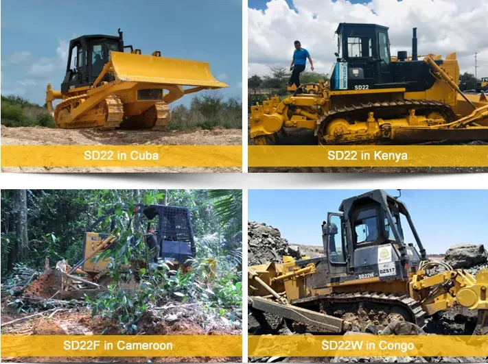 SHANTUI SD22 New Caterpillar Bulldozer Bosch Rexroth Hydraulic Pump Gear Bearing Straight Edge Construction Farm Discount Sale