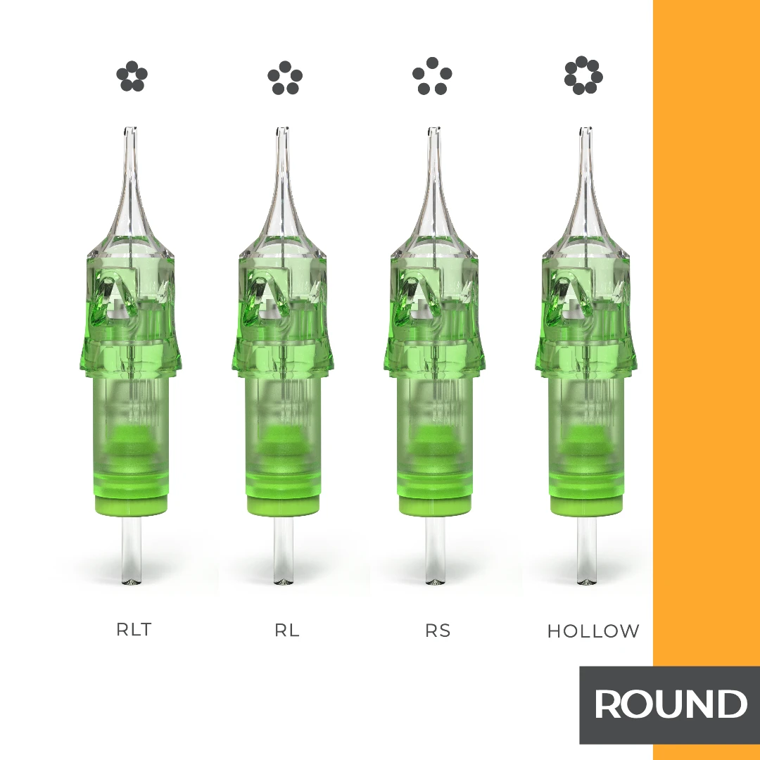 2025 Best Seller OEM Customized Tattoo Needles New Design Tattoo Cartridges Needles Premium Quality 316 Steel Tattoo Needle Tip