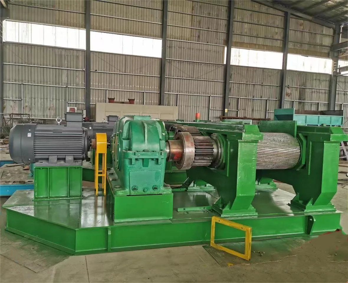 Waste Tire Recycling Machine Shredded Tire into Rubber Crumbs with CE certificate