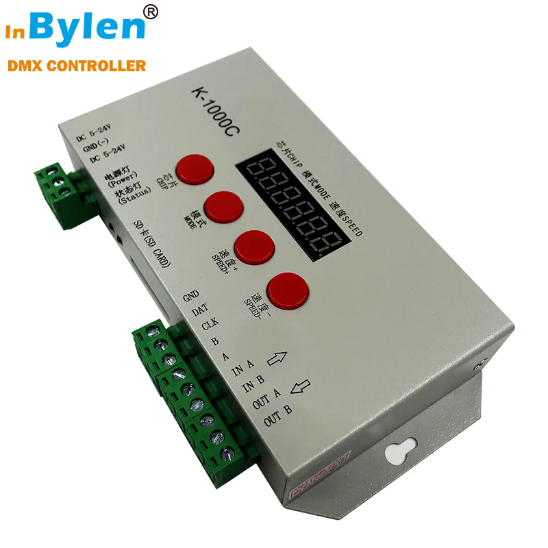 Best Seller SPI TTL DMX WS2811 TM512 USC512 Addressable RGB RGBW Running Light Controller for Led Strip Dimmers
