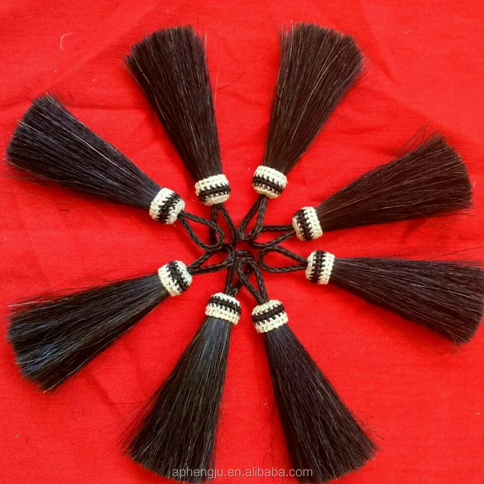 horse hair tassels for chinese knot tassels