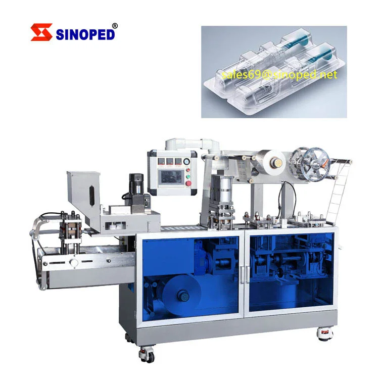 Automatic Alu Pvc Alu Alu Blister packaging machine that can pack Medical syringes