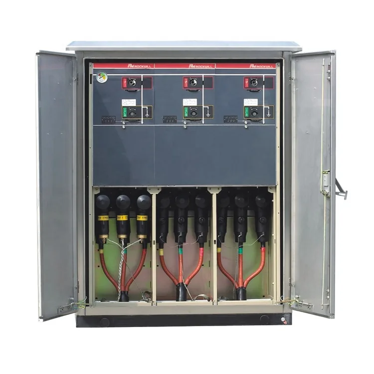 Стандарт IEC 12 кВ 24 кВ 36 кВ газоизолированный распределительный механизм RMU кольцевой Основной блок