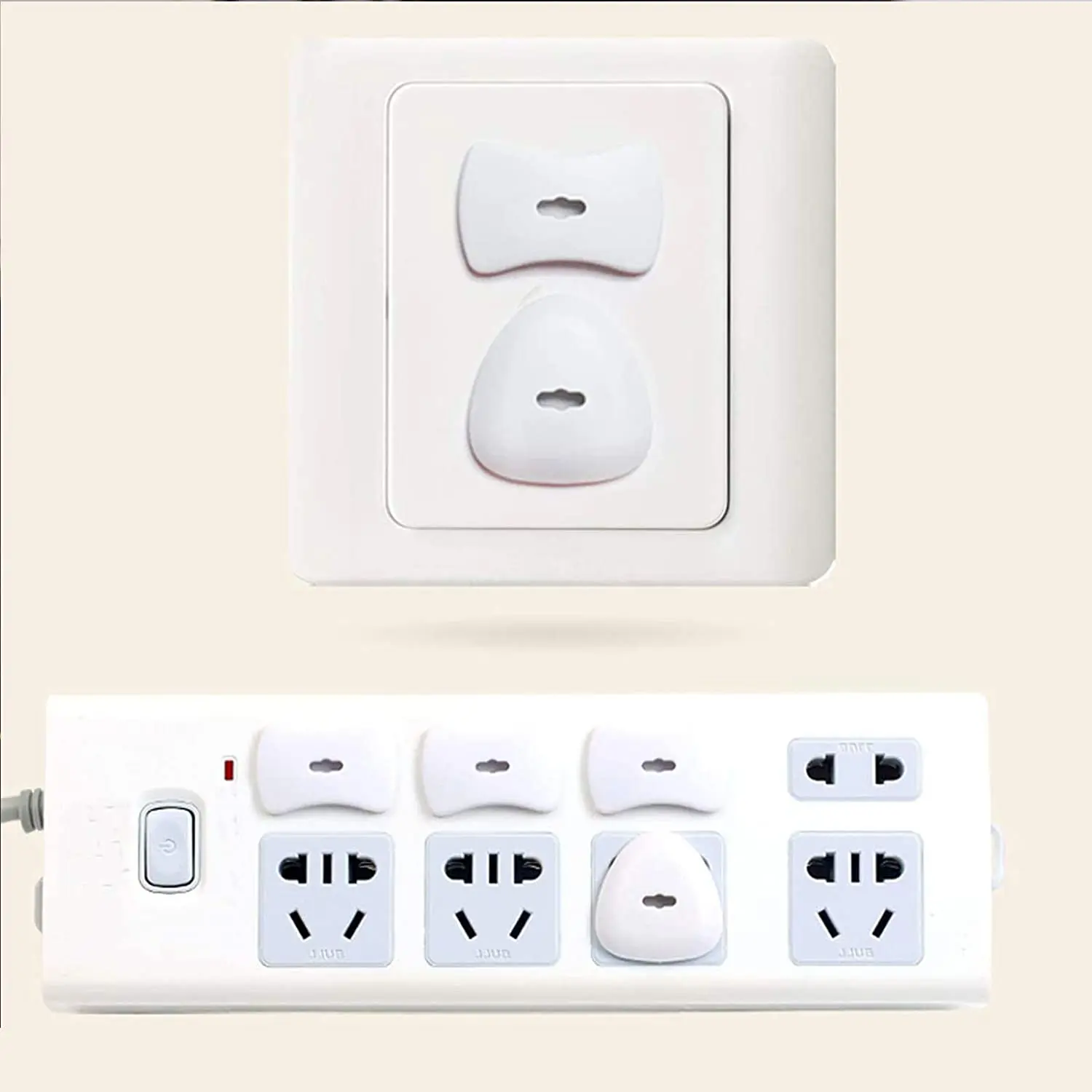 Factory Direct Sale Safety 1st Plug Protectors Child Proof Electrical Protector Baby Safety Plug Covers with 2 Prong