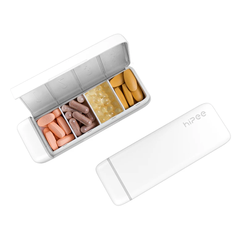 Hipee Factory Low Price Quality Assurance Wholesale Portable Smart Pill Dispenser Box Minimalist