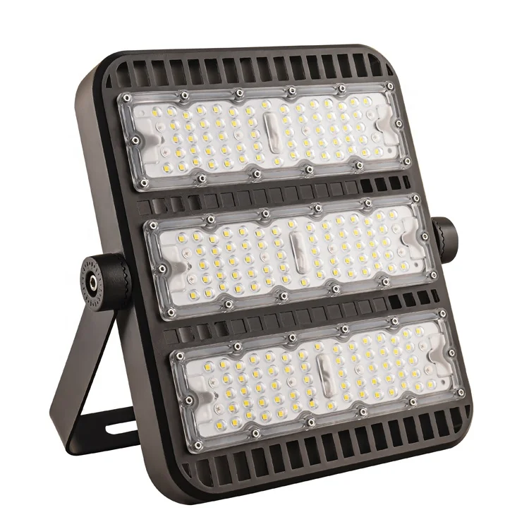 IP66 Modular Square LED Floodlight 50W to 200W Range Aluminum Body Reflector SMD/Cob Chips AC Power Warehouses ROHS/GS Certified