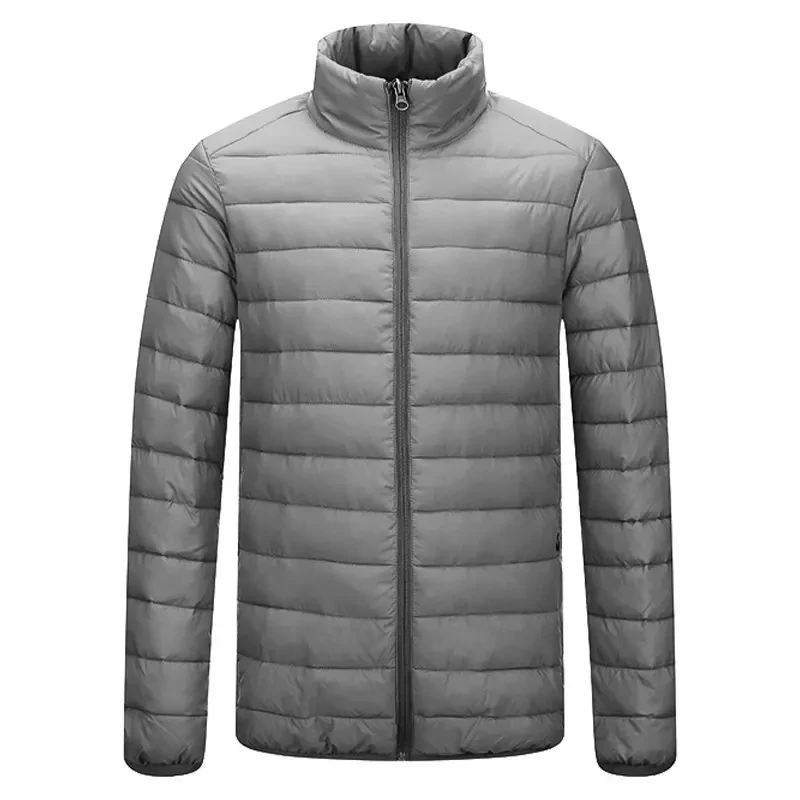 2024 new cotton men stand collar lightweight short cotton men winter coat leisure cotton-padded jacket winter wholesale