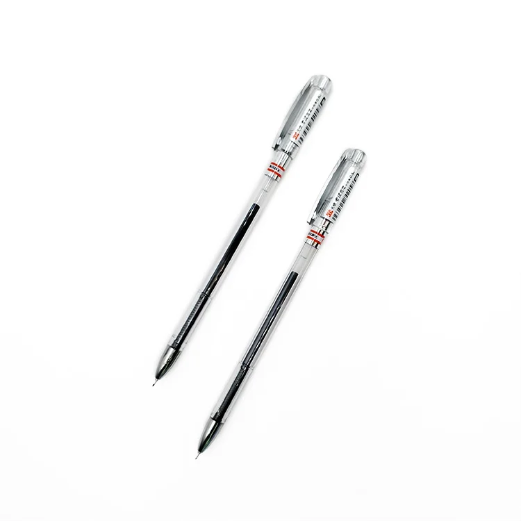 OEM 0.5mm Test Good Gel Ink Pen Plumas De Gel Black Gel Pen With Logo Custom