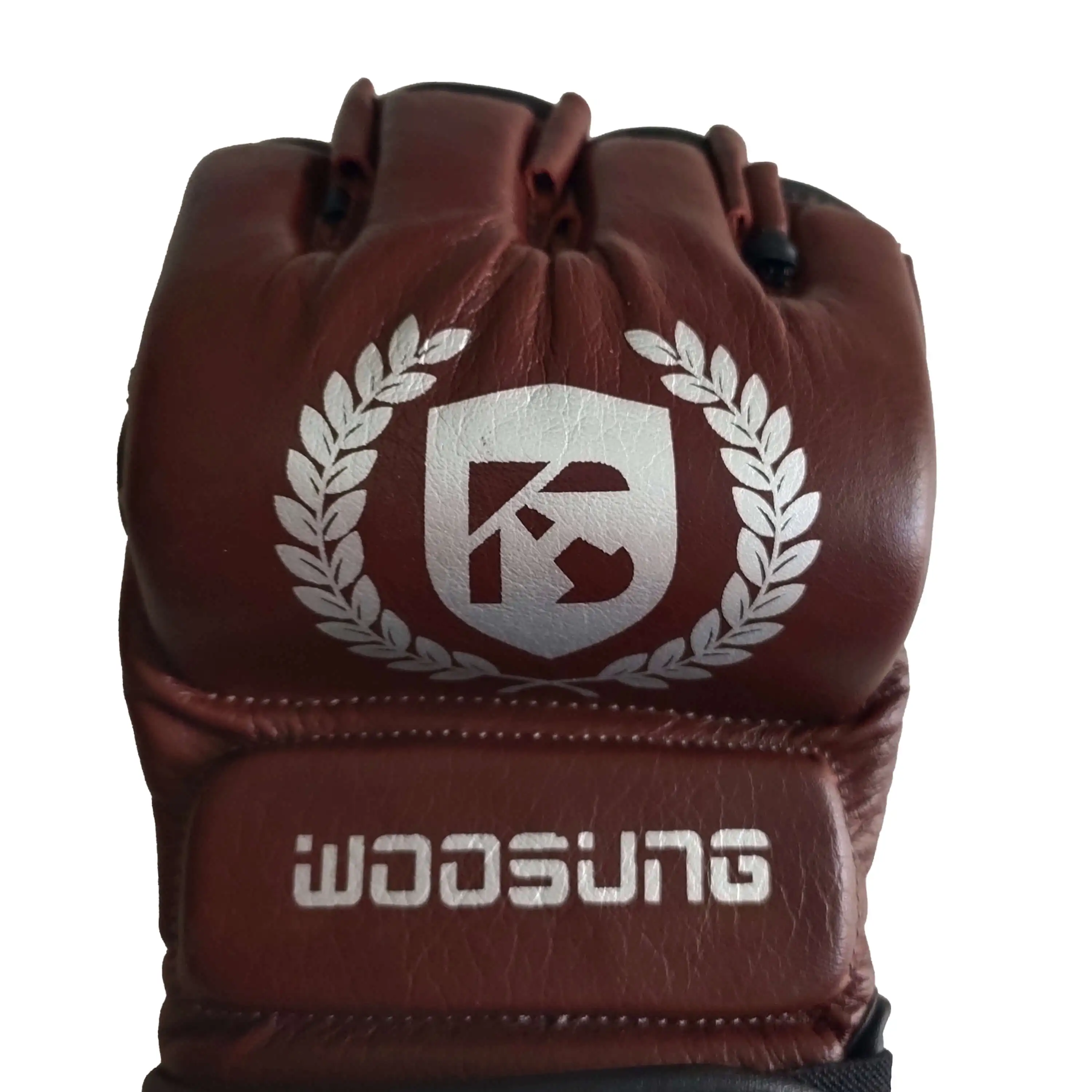 Wholesale mma gloves leather custom professional logo design your own mma gloves