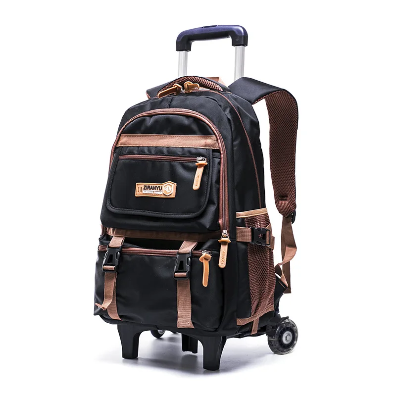 Wholesale Custom Logo Lightweight Waterproof Trolley School Bag for Kids