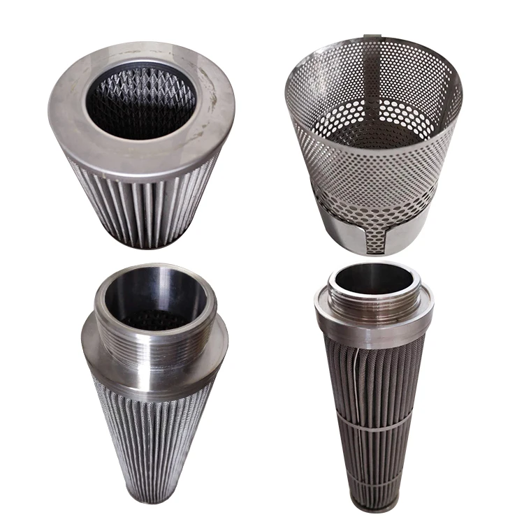Factory Direct Sale Stainless Steel Sintered Fuel Polymer Melt Filter Pleated Filter Element