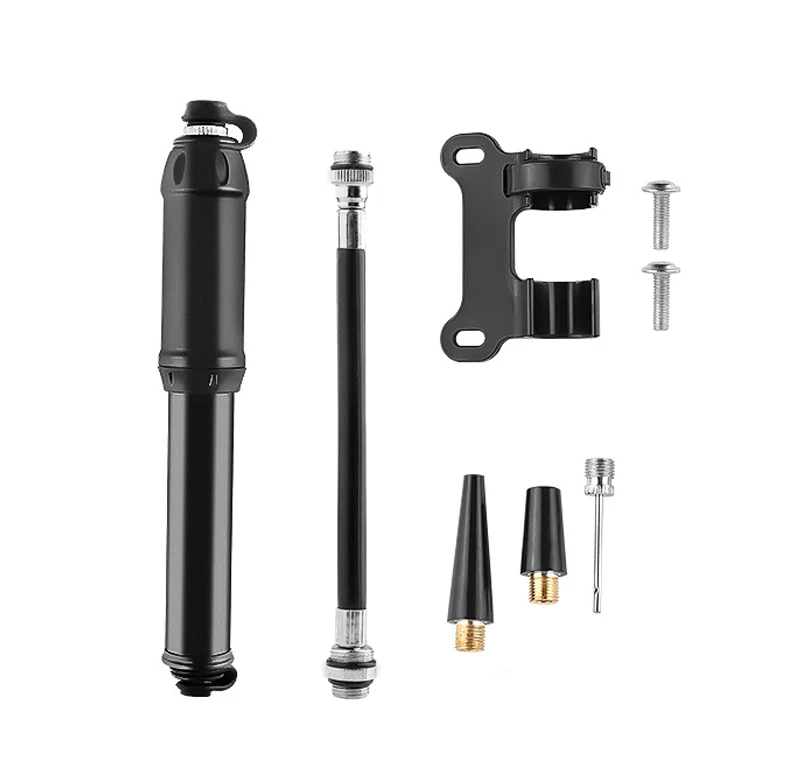 New Small Bicycle Pump Aluminum Alloy 160psi Mini High-pressure Portable MTB Road Bike Mini Pump for Bike Tires