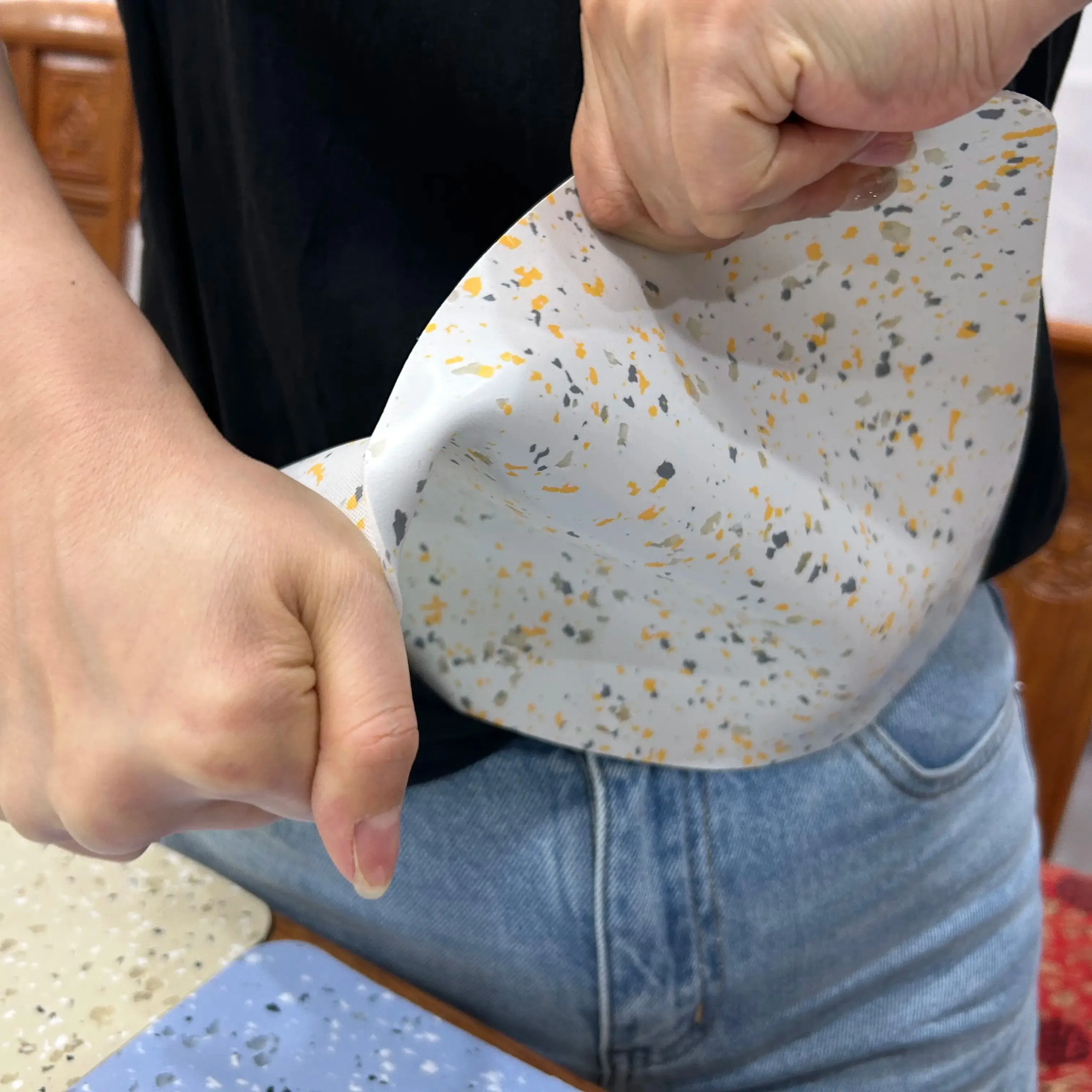 Hospital Homogeneous Vinyl Bacteria-Proof Pvc Indoor Laboratory Anti-Static Vinyl Flooring