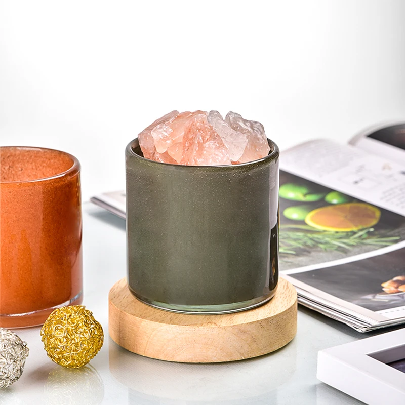 Best Sellers Handmade Lead-free Crystal Colored Candlestick Glass 3.1 x 3.1Inch Glass Candle Holder Bulk Set of 4 Colourful