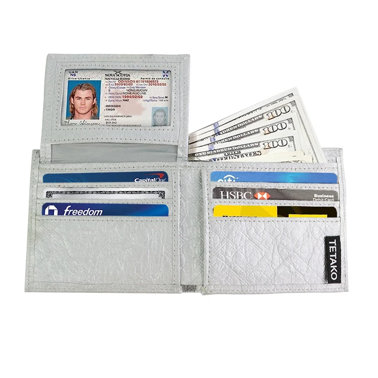 Slim Business Money Bag Credit Card Purse RFID Blocking ID Card Holder Tyvek Paper Wallet