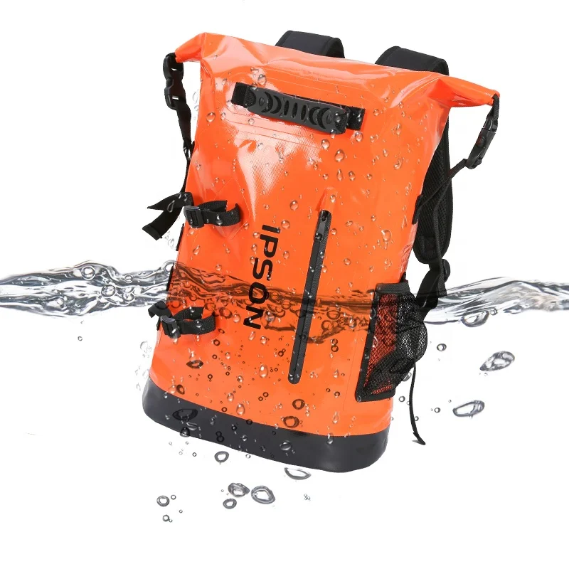 Outdoor Waterproof  Roll Top  Dry Bag Backpack Hiking Bag