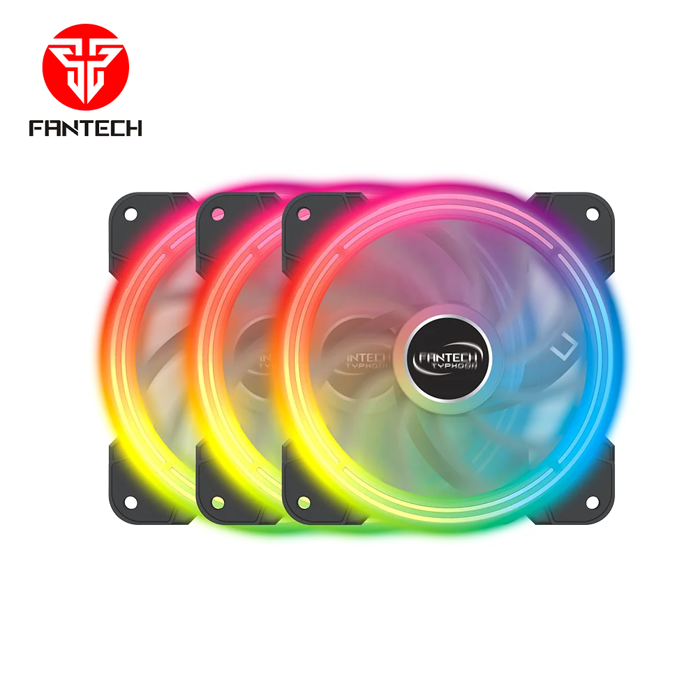 
New Fantech FB302 Synchronize Addressable RGB Illumination PC Case Silent Low Noise Cooling Fan 