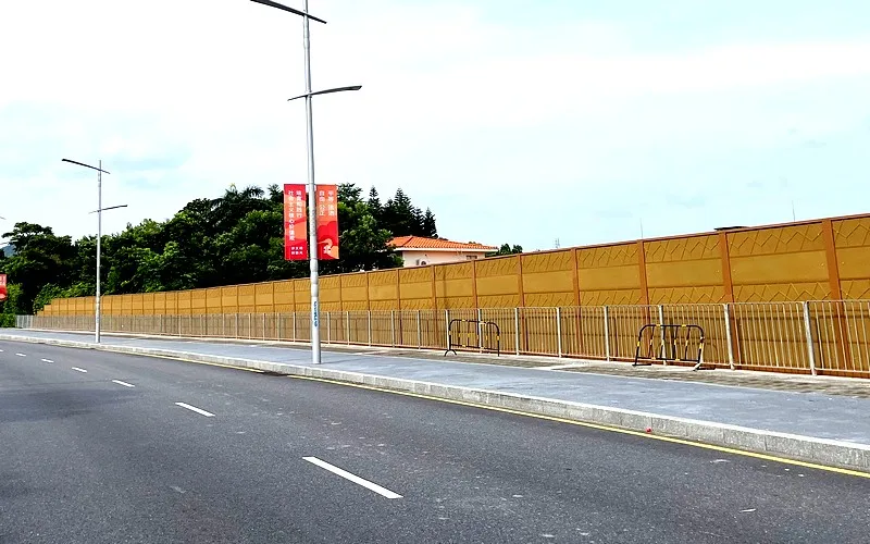 Factory wholesale of sound barriers for road soundproof traffic Sound Acoustic residential Noise Barrier wall panel acoustic