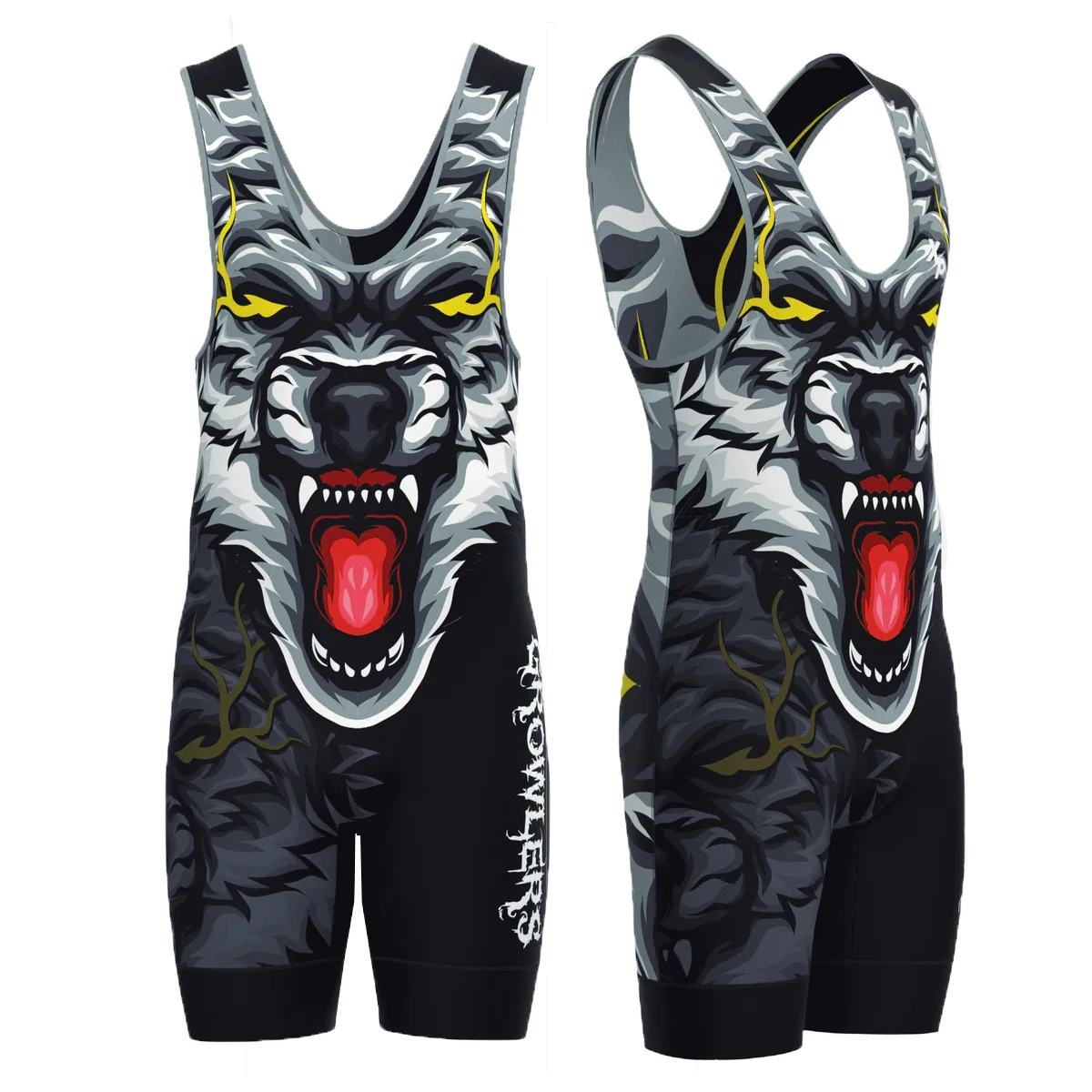 Custom Wholesale Men Quick Drying Polyester All Sublimated Wrestling Singlets