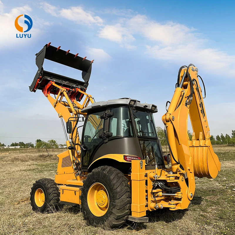 Backhoe Mini Loader Front End Loader Tractor Excavator for Construction Tasks