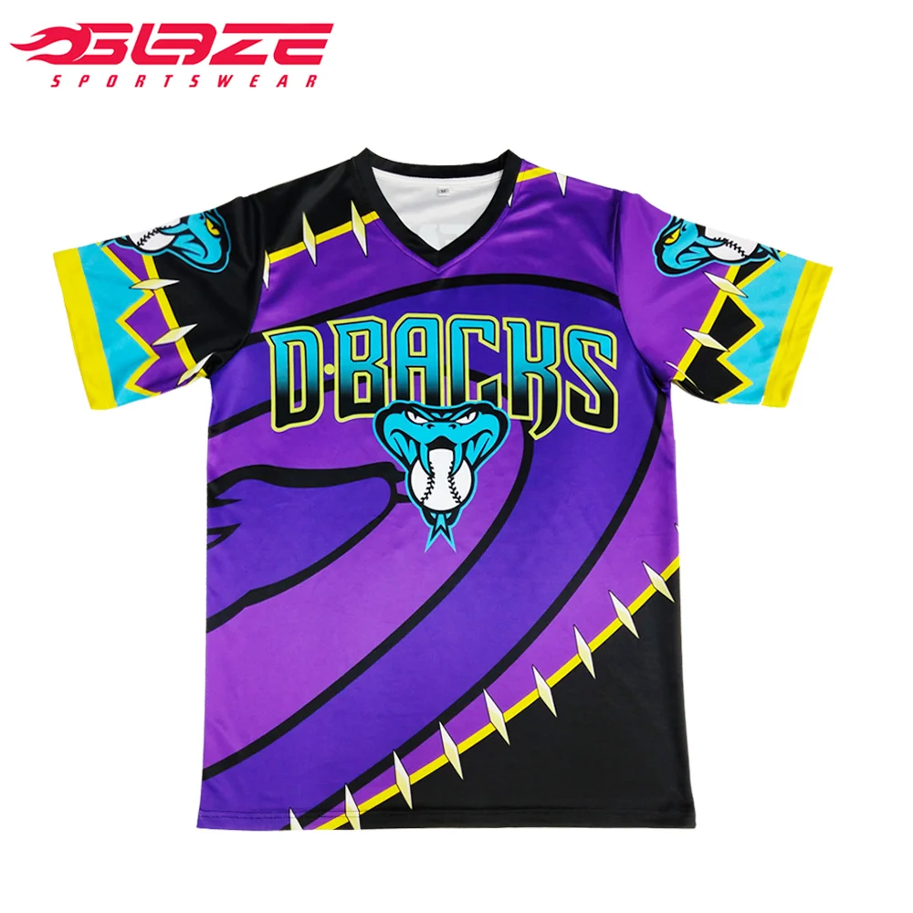 Cheap custom 100% polyester fabric softball  uniforms