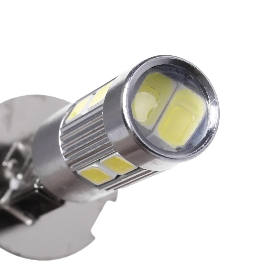 Автомобильные светодиодные фары на крыше H3 H1 10SMD 5630 высокие Ходовые огни декодирование противотуманных ламп