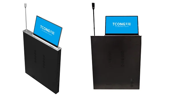 Aluminum alloy Motorized Monitor Lift For Meeting Room