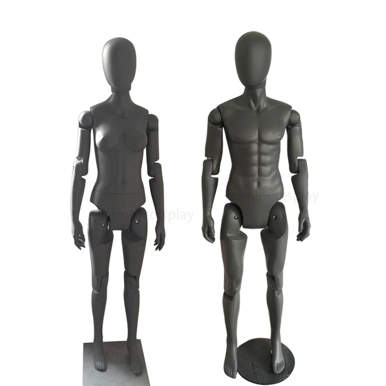 New articulated arms dummy flexible movable joints male female robot mannequin